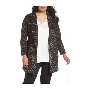 Sejour Leopard Print Open Jacket